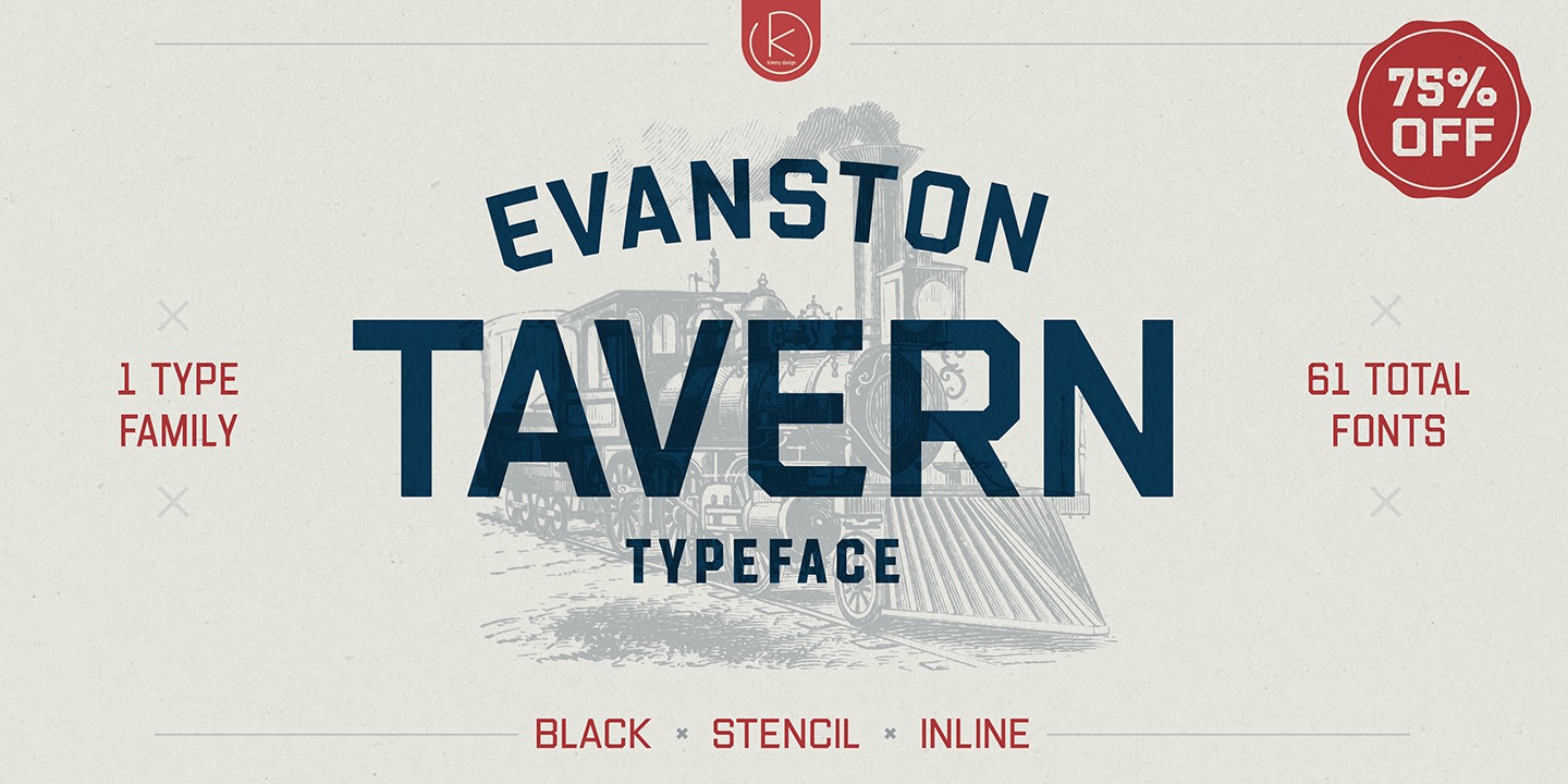 Evanston Tavern 1846 Font